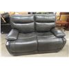 Image 1 : Leather/Leatherette Style Power Recliner Couch, 65" Wide, Good Quality
