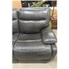 Image 5 : Leather/Leatherette Style Power Recliner Couch, 65" Wide, Good Quality