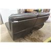Image 6 : Leather/Leatherette Style Power Recliner Couch, 65" Wide, Good Quality
