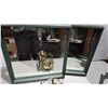 Image 5 : 2 x 16" Decorative Wall Mirrors, 2 Candle Holders, and Ceiling Light Fixture