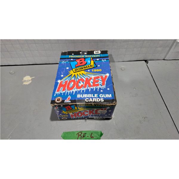 1 Box of 36 Packs 1990 Bowman NHL Bubble Gum Hockey Cards