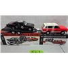 Image 1 : Wix 1969 Chevy Blazer Bank, 1967 Chevelle, and Trailer, 1/25th Diecast