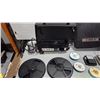 Image 2 : GAF 1372Z Super 8 Movie Projector (Works) with Extra Reels, Splicing Kit, and 48" Projection Screen