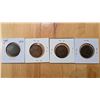 Image 2 : 4 Large Canadian Pennies: 1916, 1917, 1918, and 1919