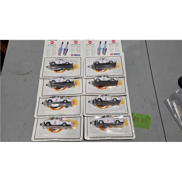 8 Metal 3.5" A/C Spark Plug 1955 Chev 1/2 Ton Replicas in Bubble Packages