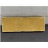 Image 2 : Vintage Souvenir Gold Bar Paperweight, 7" x 2.25", Just Over One Pound