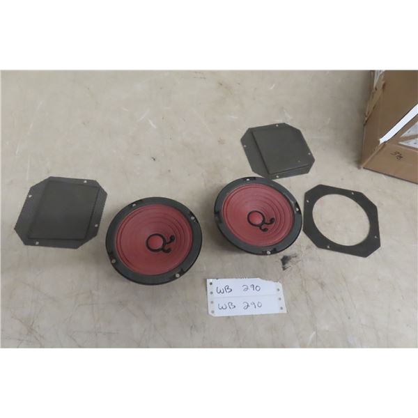 2 MISCO 5" Audio Car/Truck Speakers with Metal Grills