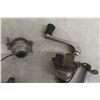 Image 3 : Antique Model A/T Car Parts: Sediment Bulb Assembly, Glass Sediment Bowls, Handles, Hood Latch, Sta