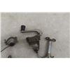 Image 4 : Antique Model A/T Car Parts: Sediment Bulb Assembly, Glass Sediment Bowls, Handles, Hood Latch, Sta