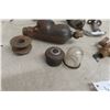 Image 7 : Antique Model A/T Car Parts: Sediment Bulb Assembly, Glass Sediment Bowls, Handles, Hood Latch, Sta