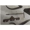 Image 4 : Antique Carpenters Tools: Wrightsville No.7 Planer, Tape Line, Hand Drill, Clevis, Outside Caliper,