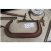 Image 3 : Vintage Tools and Hardware: Autobody Hammer, Blacksmith Gripping Tool, Large 10" Williams Clamp, Co