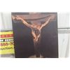 Image 3 : Salvador Dalí — Christ of St. John of the Cross, Oil on Canvas, 28" x 16", The Glasgow Art Gallery