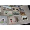 Image 11 : Over 40 Antique Post Cards, Greeting Cards, and Advertising Ephemera