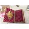 Image 5 : Vintage Book Safe, The Last Straw Framed Picture, and 2 Beer Glass Mugs