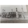 Image 4 : Antique Humble Oils, Mobiloil, and Quaker State Oil Old Garage Service Station Black and White Pict
