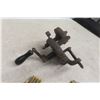 Image 3 : Vintage Carpenters Lot: Bench Clamp-On Grinder, Tape Rules (x3): Rabone, Hoppe, King