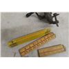 Image 4 : Vintage Carpenters Lot: Bench Clamp-On Grinder, Tape Rules (x3): Rabone, Hoppe, King