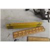 Image 6 : Vintage Carpenters Lot: Bench Clamp-On Grinder, Tape Rules (x3): Rabone, Hoppe, King