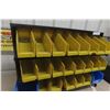 Image 4 : Old Garage Hardware Storage Shelf with Bins, 32" x 24" x 12"