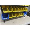 Image 5 : Old Garage Hardware Storage Shelf with Bins, 32" x 24" x 12"