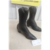 Image 2 : 2 Rare Victorian Canadian Lace-Up Boots, Old General Store Displays