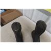 Image 4 : 2 Rare Victorian Canadian Lace-Up Boots, Old General Store Displays