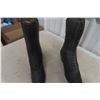 Image 5 : 2 Rare Victorian Canadian Lace-Up Boots, Old General Store Displays
