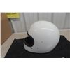 Image 2 : Vintage 1973 Griffin Motorcycle White Racing Helmet, Full Face, Men's Large (Bell Star?)