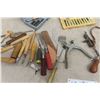 Image 6 : Vintage Leather Tools: Hand Punch, Alpha/Number Stamp Box Set, Cutters Box Set, Oiler, Leathercraft