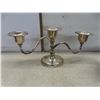 Image 2 : Silver Plated Servingware, Candlestick Holder, Flatware, Tray, and More