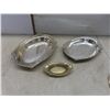 Image 6 : Silver Plated Servingware, Candlestick Holder, Flatware, Tray, and More