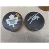 Image 3 : 11 Autographed Pucks, No Certificate of Authenticity
