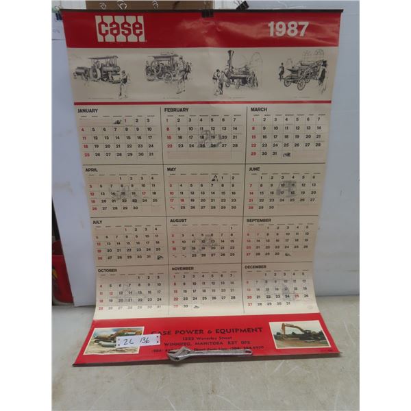 Case 1987 Wall Calendar
