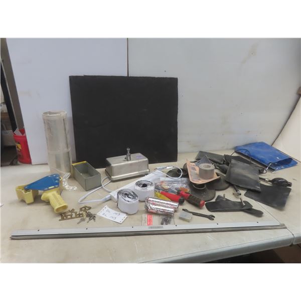 Hook and Loop Tape, Soap Dispenser, 36" Threshold, Screwdrivers, Brass Key Hanger, 12" Roll Aluminu