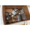 Image 7 : Hardware Lot: Lag Bolts, Screws, Nails, Handle, Support Brackets, and More