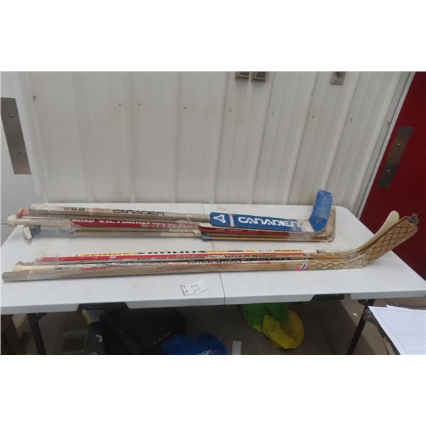 10 x Hockey Sticks - 1/2 Goalie Sticks