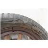 Image 4 : Old Truck Wood Spoked Rim and Tire