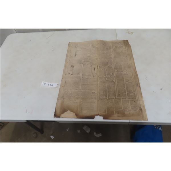 Eaton's Newspaper Print