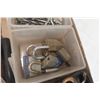 Image 3 : Hardware: Hinges, Padlock, Drill Bits