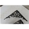 Image 2 : 2x Cast Ornate Shelf Bracket Support, 12"