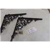 Image 4 : 2x Cast Ornate Shelf Bracket Support, 12"