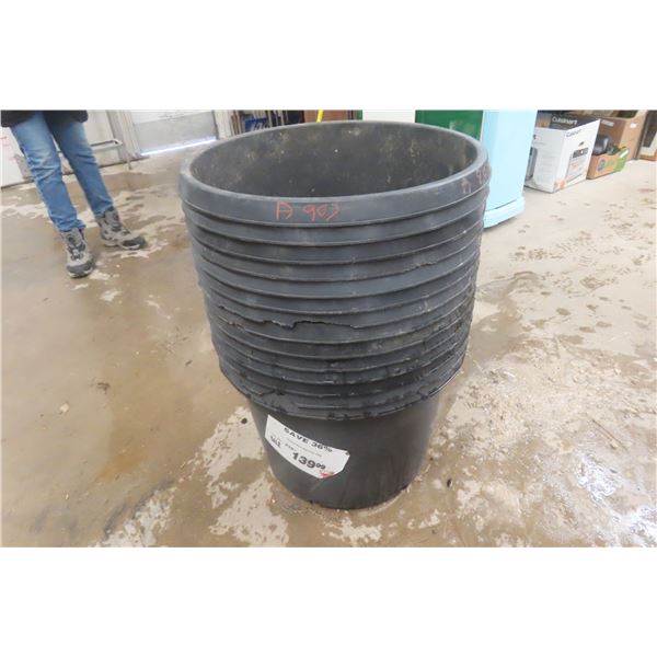 14 Planters, 17" High x 23" Diameter