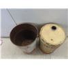 Image 2 : 2x Vintage 5-Gallon Cans: Texaco, Shell