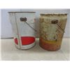 Image 3 : 2x Vintage 5-Gallon Cans: Texaco, Shell