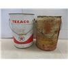 Image 4 : 2x Vintage 5-Gallon Cans: Texaco, Shell