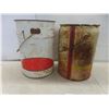 Image 5 : 2x Vintage 5-Gallon Cans: Texaco, Shell