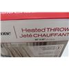 Image 4 : Brookstone Heated Throw Blanket, 50" x 60"