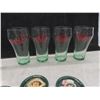 Image 3 : 8 Coca-Cola Glasses + 6 Coasters