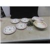 Image 1 : 4 Paragon China Side Plates; Hand-Painted Carlton Ware Bowl; Royal Rudolstadt Bowl; Irish-Made S&P